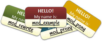 Module name tags